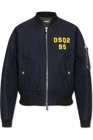 Dsquared2 Homme, Vestes, Bleu, Taille: S Veste avec Logo