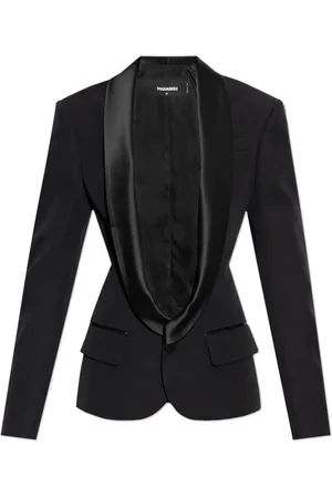 Dsquared2 Femme, Vestes, Noir, Taille: 38 FR Blazer en Laine
