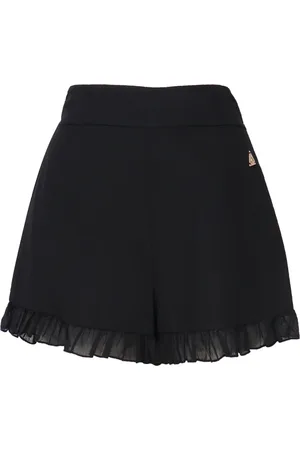 AKEP Femme, Shorts, Noir, Taille: 38 FR Mini Jupe Noire Taille Élastique