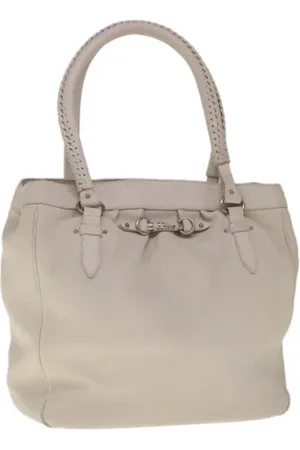 Dior Femme, Pre-owned, Gris, Taille: ONE Size Pre-owned Cuir cabas
