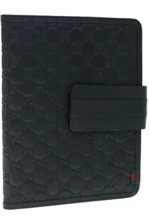 Gucci Femme, Pre-owned, Noir, Taille: ONE Size Pre-owned Toile accessoires-de-bureau