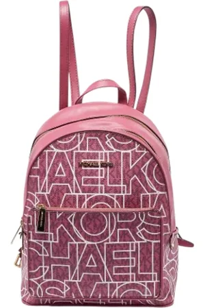Michael Kors Femme, Pre-owned, Rose, Taille: ONE Size Pre-owned Coated canvas sacs-dos