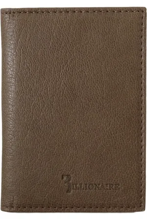 BILLIONAIRE Unisex, Accessoires, Brun, Taille: ONE Size Portefeuille lgant en Cuir Marron