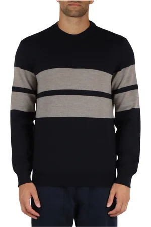 Paul & Shark Homme, Pulls, Bleu, Taille: M Pull Col Rond Laine Vierge