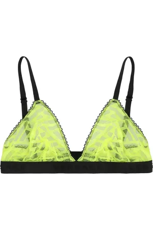 VERSACE Femme, Sous-vêtements, Vert, Taille: 42 FR Soutien-gorge triangle ajustable avec fermeture élastique
