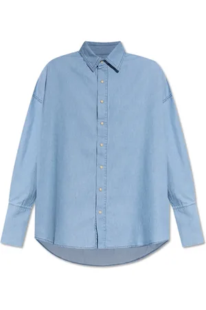 Halfboy Femme, Blouses et Chemises, Bleu, Taille: 38 FR Chemise en jean