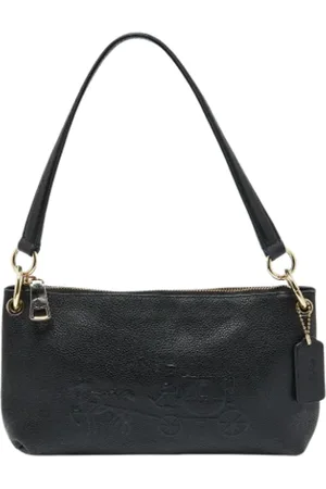 Coach Femme, Pre-owned, Noir, Taille: ONE Size Pre-owned Cuir sacs-main