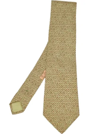 Hermès Homme, Pre-owned, Vert, Taille: ONE Size Pre-owned Soie accessoires-de-bureau