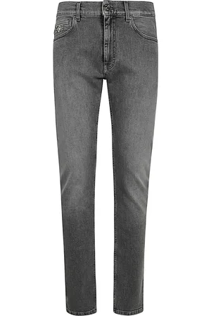 VERSACE Homme, Jeans, Gris, Taille: W32 Jean Noir Lavage Pierre Gris Pantalon