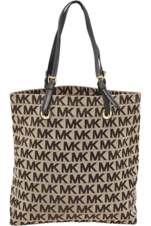 Michael Kors Femme, Pre-owned, Noir, Taille: ONE Size Pre-owned Toile cabas