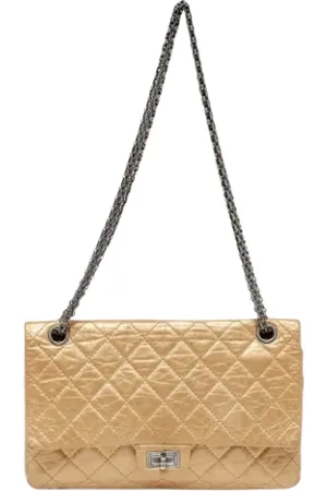 CHANEL Femme, Pre-owned, Jaune, Taille: ONE Size Pre-owned Cuir sacs-ports-paule