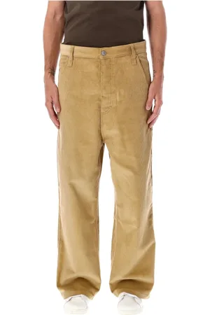 Ami Homme, Pantalons, , Taille: L Pantalon Large en Velours Côtelé Sable