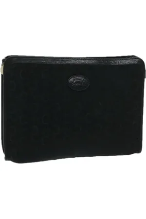 Céline Femme, Pre-owned, Noir, Taille: ONE Size Pre-owned Toile pochettes-minaudieres