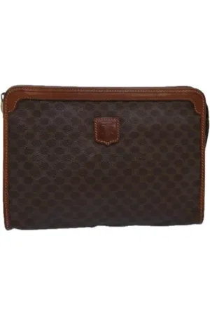Céline Femme, Pre-owned, Brun, Taille: ONE Size Pre-owned Cuir pochettes-minaudieres