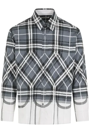 CRAIG GREEN Homme, Chemises, Multicolore, Taille: M Chemise Grise en Coton Élève Style