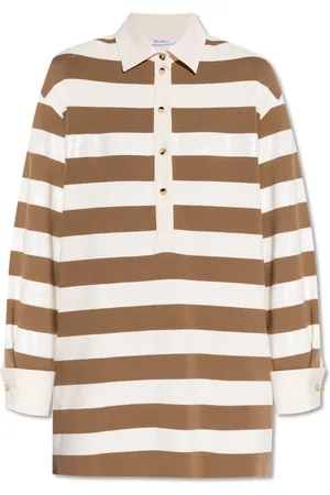 Max Mara Femme, Robes, Brun, Taille: 36 FR Robe à Rayures