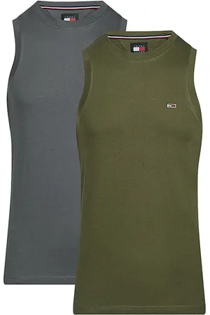 Tommy Hilfiger Homme, Tops, Multicolore, Taille: L 2 Débardeurs en coton - Multicolore