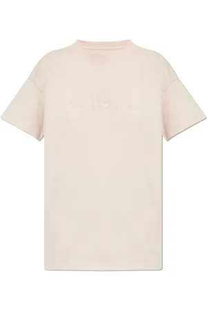 Maison Margiela Femme, Tops, Rose, Taille: 42 FR T-shirt avec logo