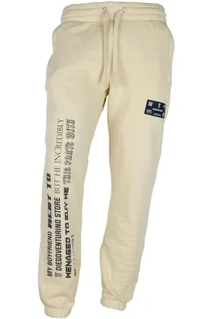 DIEGO VENTURINO Homme, Pantalons, , Taille: S Pantalon de survêtement en coton imprimé