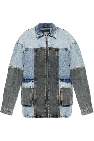 ROTATE Femme, Vestes, Bleu, Taille: 40 FR Veste en jean
