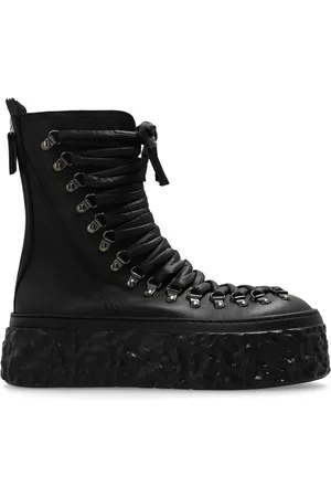 AGL ATTILIO GIUSTI LEOMBRUNI Femme, Chaussures, Noir, Taille: 36 EU Bottines en cuir