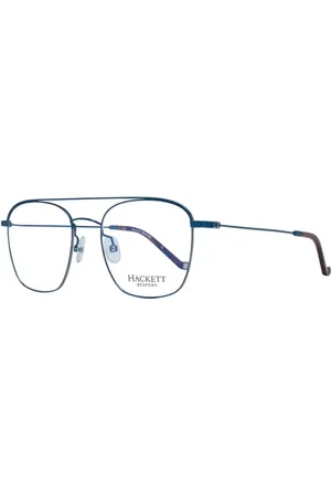 Hackett Homme, Accessoires, Bleu, Taille: ONE Size Montures Optiques Style Aviateur Bleu