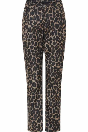 C.ro Femme, Pantalons, Brun, Taille: 44 FR Pantalon Leo Print