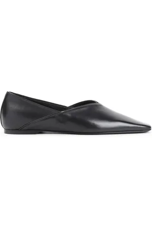 Totême Femme, Chaussures, Noir, Taille: 40 EU Ballerines en Cuir Nappa Noir