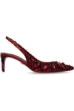 Dolce & Gabbana Femme, Chaussures, Rouge, Taille: 36 EU Talons hauts