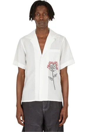 JORDAN LUCA Homme, Chemises, Blanc, Taille: M Chemise Aldebaran à Manches Courtes