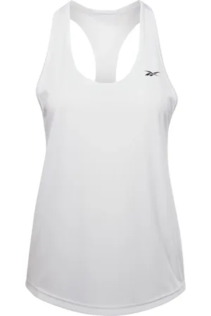 Reebok Femme, Tops, Blanc, Taille: 40 FR T-shirt dEntraînement Dos en Maille