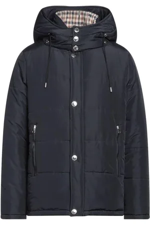 Aquascutum Homme, Vestes, Bleu, Taille: M Veste Bleue avec Capuche Amovible