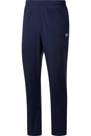 Reebok Homme, Pantalons, Bleu, Taille: XL Pantalon Entraînement Tissé