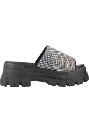 Buffalo Femme, Chaussures, Noir, Taille: 38 EU Glam Slide Wedges