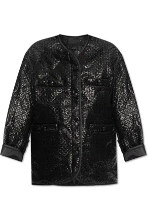 R13 Femme, Vestes, Noir, Taille: 40 FR Veste matelassée