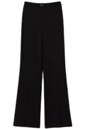 Twin-Set Femme, Pantalons, Noir, Taille: 40 FR Pantalon Noir pour Femmes