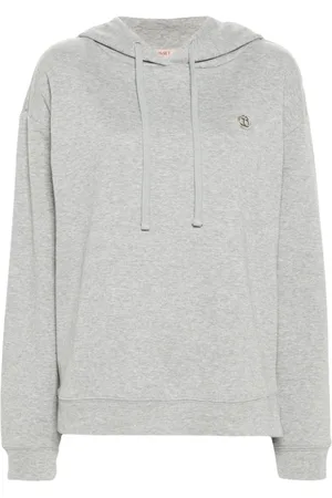 Twin-Set Femme, Sweatshirts et sweats à capuche, Gris, Taille: 42 FR Ensemble de Pulls Élégants
