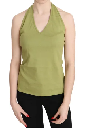 Gianfranco Ferré Femme, Tops, Vert, Taille: 36 FR Débardeur élégant sans manches