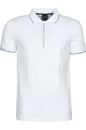 Armani Exchange Homme, Tops, Blanc, Taille: S T-shirts et Polos Blancs