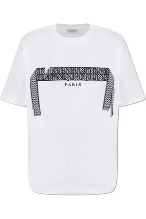 Lanvin Homme, Tops, Blanc, Taille: M T-shirt Oversize
