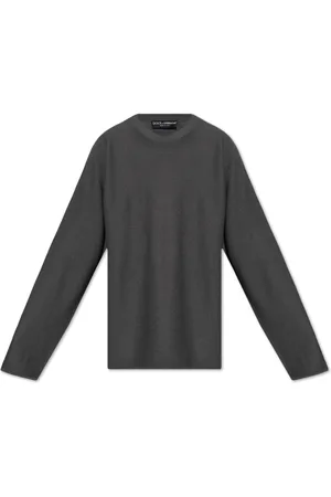 Dolce & Gabbana Homme, Pulls, Gris, Taille: M Pull en laine