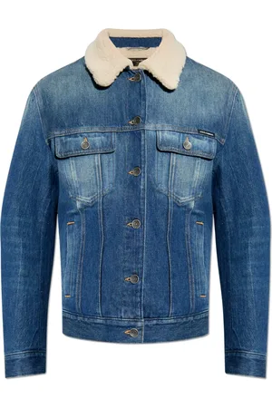 Dolce & Gabbana Femme, Vestes, Bleu, Taille: 34 FR Veste en jean