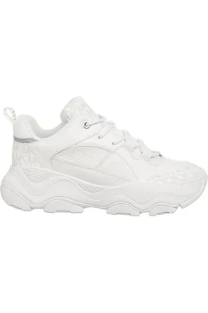 Michael Kors Homme, Chaussures, Blanc, Taille: 41 EU Baskets Diamant Lacets Motif Uni