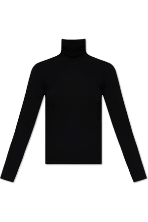 Dolce & Gabbana Femme, Pulls, Noir, Taille: 38 FR Pull en Cachemire à Col Roulé