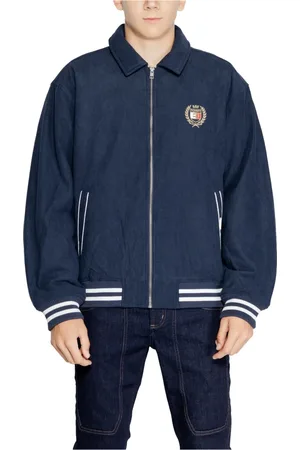 Tommy Hilfiger Homme, Vestes, Bleu, Taille: XL Veste Bleue à Fermeture Éclair pour Homme