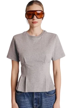 Berenice Femme, Blouses et Chemises, Gris, Taille: 40 FR T-shirt gris Edwin Simple et Technique