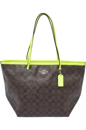 Coach Femme, Pre-owned, Multicolore, Taille: ONE Size Pre-owned Toile sacs-main
