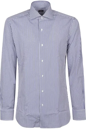 BARBA Homme, Chemises, Bleu, Taille: XL Chemise Col Classique