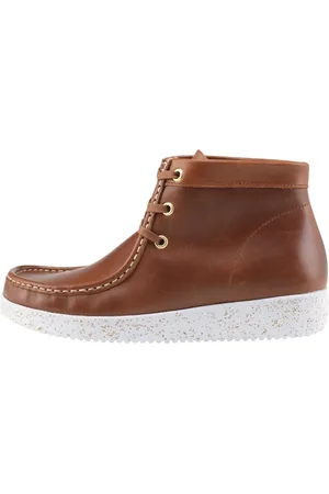 Nature Femme, Chaussures, Brun, Taille: 38 EU Emma Botte en Cuir Tabac 1002-012-114