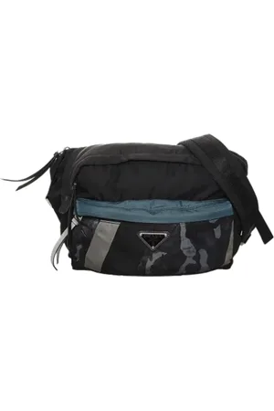 Prada Femme, Pre-owned, Noir, Taille: ONE Size Pre-owned Nylon sacs-bandouliere